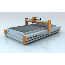 Hot selling size 2000mmx4000mm bridge style waterjet cutting machine with imported pump